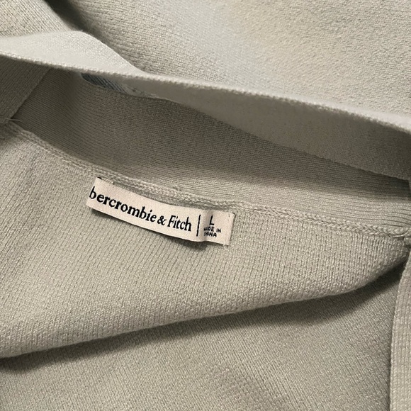 Abercrombie & Fitch | Mint Green Knit Cross Back Tank Bodysuit Large - Picture 5 of 5